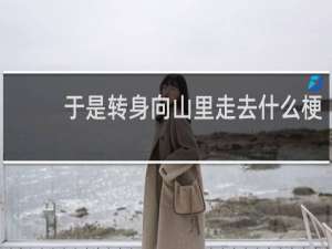 于是转身向山里走去什么梗