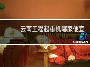 云南工程起重机哪家便宜