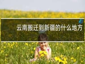 云南搬迁到新疆的什么地方