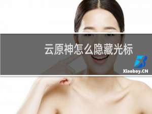 云原神怎么隐藏光标