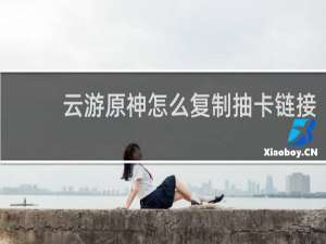 云游原神怎么复制抽卡链接