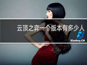云顶之弈一个版本有多少人