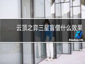云顶之弈三星盲僧什么效果