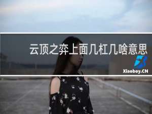 云顶之弈上面几杠几啥意思