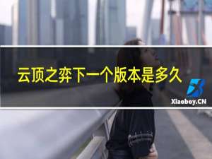 云顶之弈下一个版本是多久