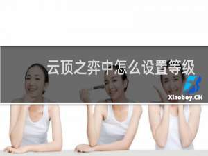 云顶之弈中怎么设置等级