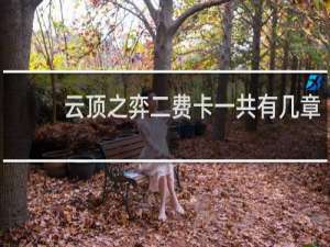 云顶之弈二费卡一共有几章
