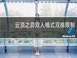 云顶之弈双人模式双排限制