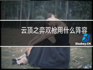 云顶之弈双枪用什么阵容