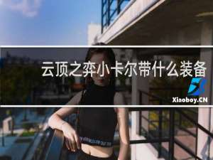 云顶之弈小卡尔带什么装备