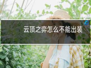 云顶之弈怎么不能出装