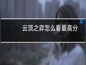 云顶之弈怎么看最高分