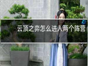 云顶之弈怎么进入两个阵营