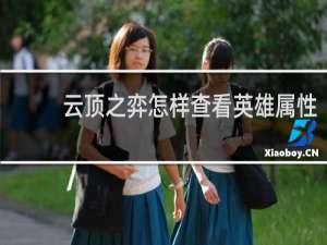 云顶之弈怎样查看英雄属性