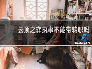 云顶之弈执事不能带转职吗