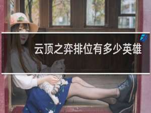 云顶之弈排位有多少英雄