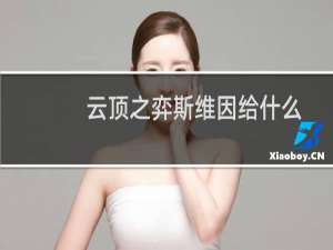 云顶之弈斯维因给什么