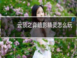 云顶之弈暗影精灵怎么玩