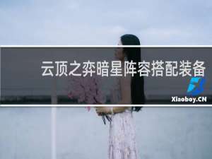 云顶之弈暗星阵容搭配装备