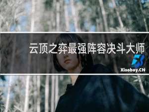 云顶之弈最强阵容决斗大师