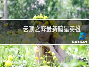 云顶之弈最新暗星英雄