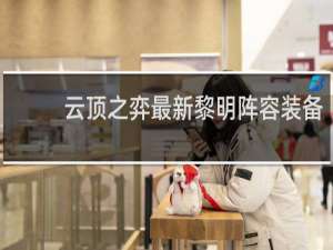 云顶之弈最新黎明阵容装备