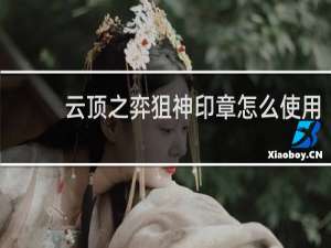 云顶之弈狙神印章怎么使用