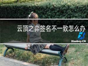 云顶之弈签名不一致怎么办
