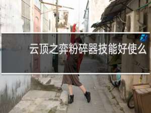 云顶之弈粉碎器技能好使么