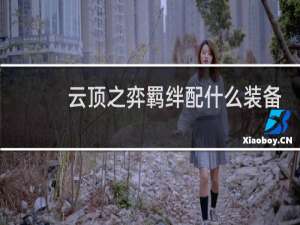 云顶之弈羁绊配什么装备