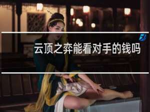 云顶之弈能看对手的钱吗