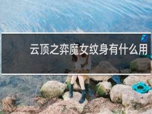 云顶之弈魔女纹身有什么用