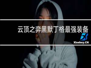 云顶之弈黑默丁格最强装备