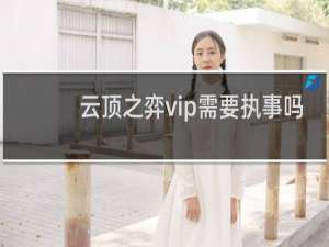 云顶之弈vip需要执事吗