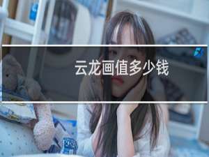 云龙画值多少钱