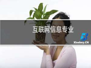 互联网信息专业