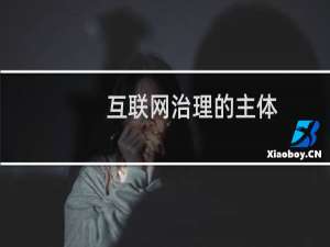 互联网治理的主体