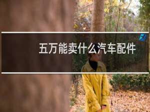 五万能卖什么汽车配件