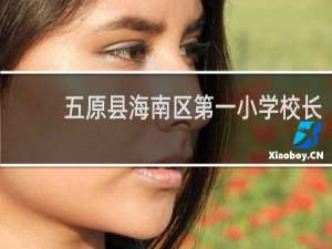 五原县海南区第一小学校长