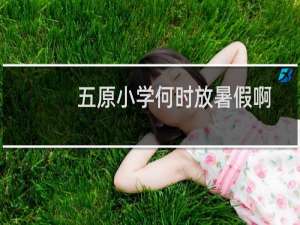 五原小学何时放暑假啊