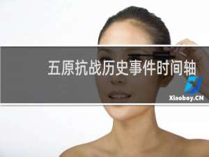 五原抗战历史事件时间轴