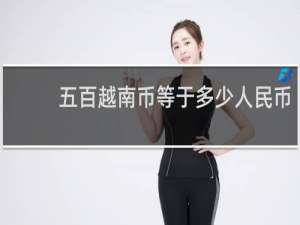 五百越南币等于多少人民币