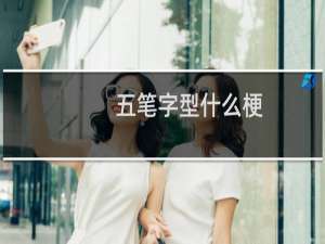 五笔字型什么梗
