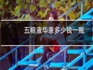 五粮液华表多少钱一瓶