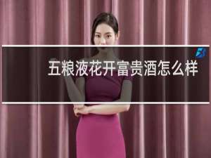 五粮液花开富贵酒怎么样