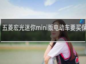 五菱宏光迷你mini版电动车要买保险吗