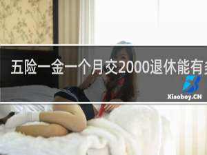 五险一金一个月交2000退休能有多少