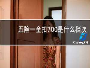 五险一金扣700是什么档次