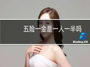 五险一金是一人一半吗