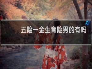 五险一金生育险男的有吗